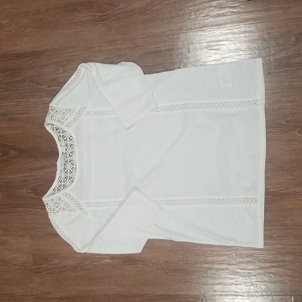 (S) Reitmans Lace Lightweight Sheer Weekend Vacation Resortwear Cottagecore